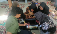praktik budidaya maggot BSF sebagai bagian dari penerapan pengelolaan sampah organik berbasis masyarakat.